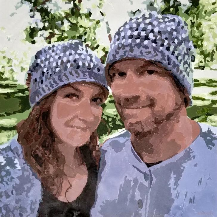 Personalized paint by number kit NumPaint Paint by numbers