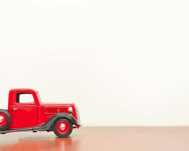 Classic red Vehicle Paint by numbers