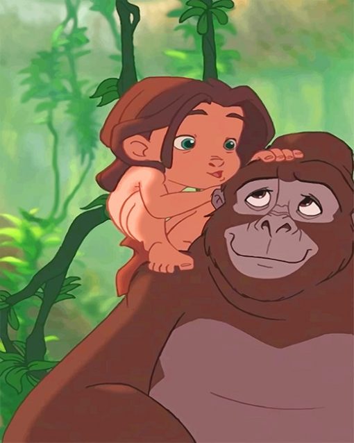 Baby Tarzan Paint By Numbers