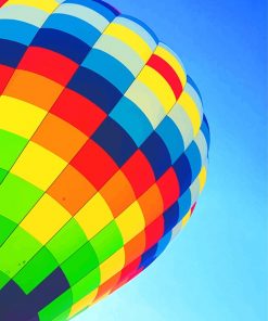 Colorful Hot Balloon Paint by numbers