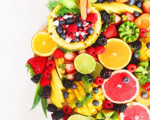 Healthy Life Style Fruits paint by number NEW