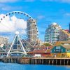 Seattle Washington tourist attractions adult paint by numbers