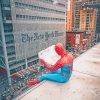 Spiderman New York Time adult paint by number