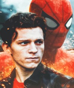Tom Holland Spider Man adult paint by number