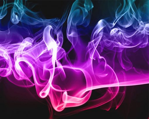 Abstract Colorful Smoke