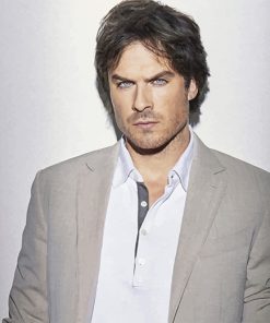 Ian Somerhalder paint by number