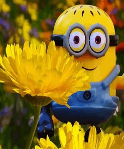 Minion Banana Figure paint by number NEW