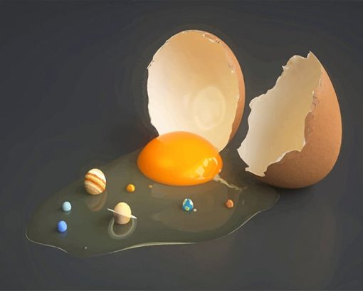 Universe Eggs paint by number