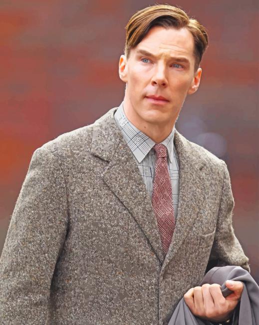 Benedict Cumberbatch Imitation Game adult paint by numbers