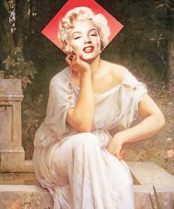 Collage Art Marilyn Monroe paint by number