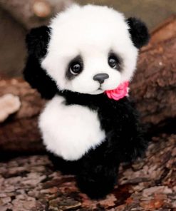 Cute Baby Panda adult paint by numbers