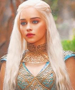 Daenerys emilia clarke game of thrones adult paint by numbers