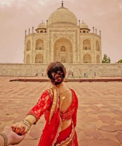 Follow Me Taj Mahal adult paint by numbers