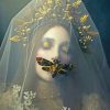 Gothic Butterfly Bride paint by numbers