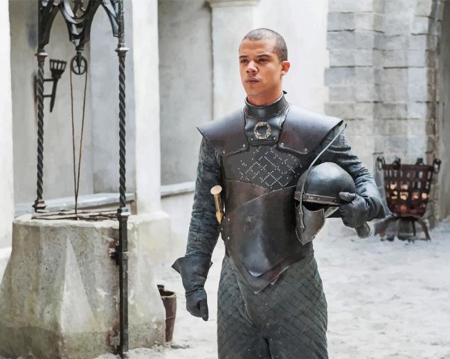 Grey Of Worm GOT adult paint by numbers