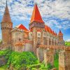 Corvin Hunyad Castle Romania paint by numbers