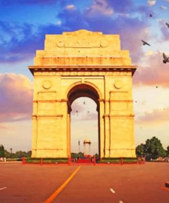 India Gate Delhi adult paint by numbers