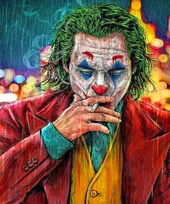 Joker Cigarette adult paint by numbers