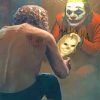 Joker in the mirror adult paint by numbers