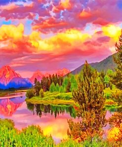 Nature Beautiful View adult paint by numbers