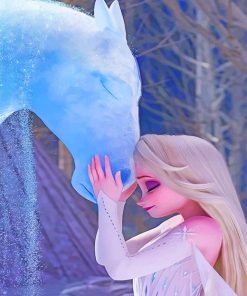 Nokk And Elsa Frozen paint by number