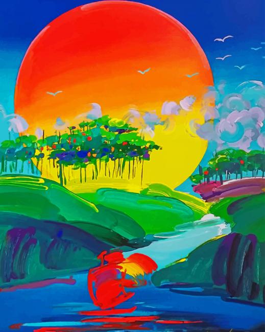 Peter Max Without Borders paint by number