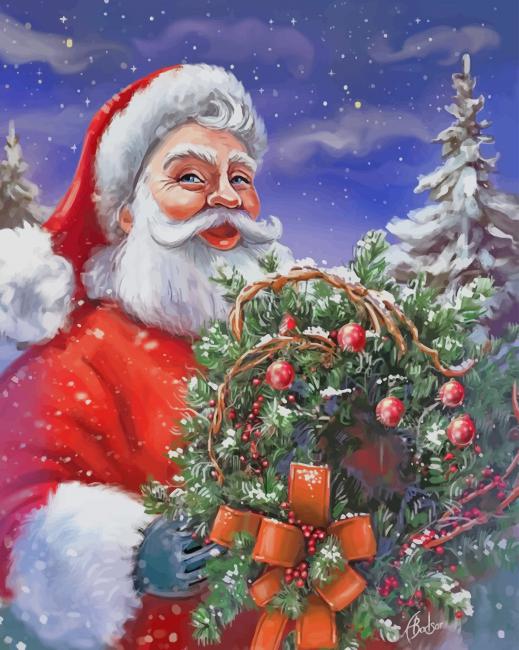Saint Nick Paint By Numbers