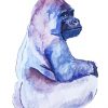 Silverback Gorilla adult paint by numbers
