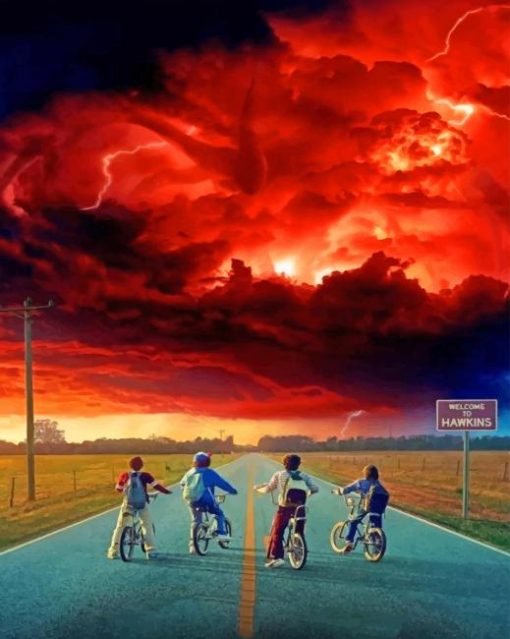 Stranger Things - Movies Paint By Numbers - Num Paint Kit