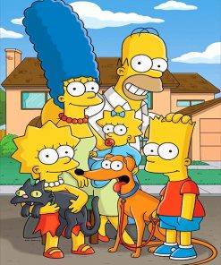 The Simpsons Family Paint By Numbers
