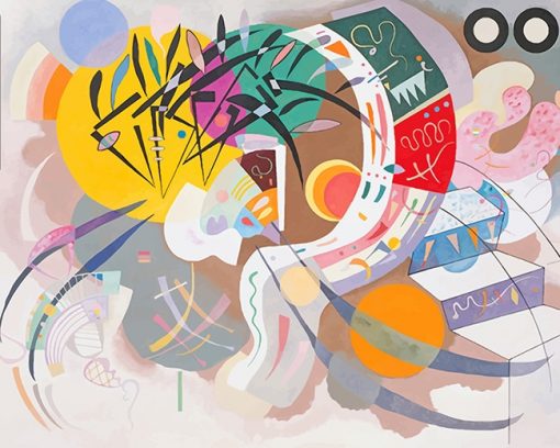 Wassily Kandinsky Dominant Curve paint by number