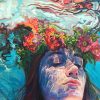 Woman Underwater paint by number