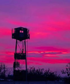 Aesthetic Pink Sky paint by number