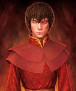 Avatar The Last Air Bender Zuko Paint By Numbers