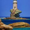 Beautiful Lighthouse Ocean paint by numbers
