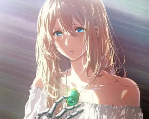 Beautiful Violet Evergarden paint by number