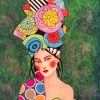 Colorful Stylish Woman paint by numbers