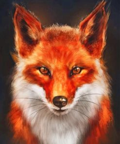 Cool Fox paint by numbers