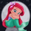 Cute Little Ariel Paint By Numbers