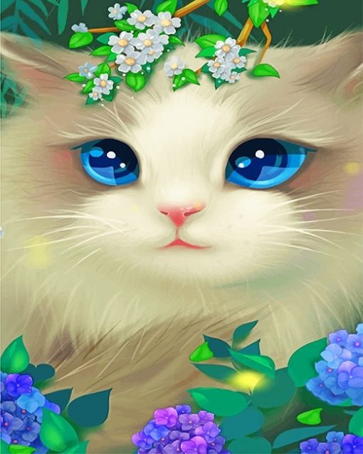 Cute Little Kitty Paint BY Number