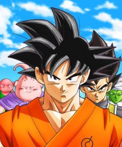 dragon ball Cartoon adult paint by number