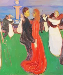 Edvard Munch The Dance Of Life paint by number