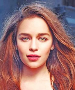 English Actress Emilia Clarke Paint By Numbers