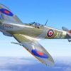 Fighter Spitfire paint by number