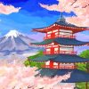 Fuji China Paint By Nnumbers