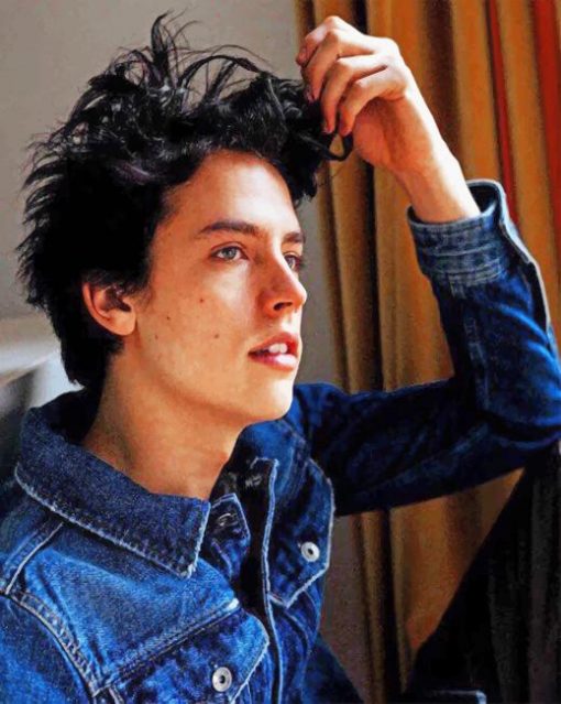 Handsome Cole Sprouse Paint By Numbers