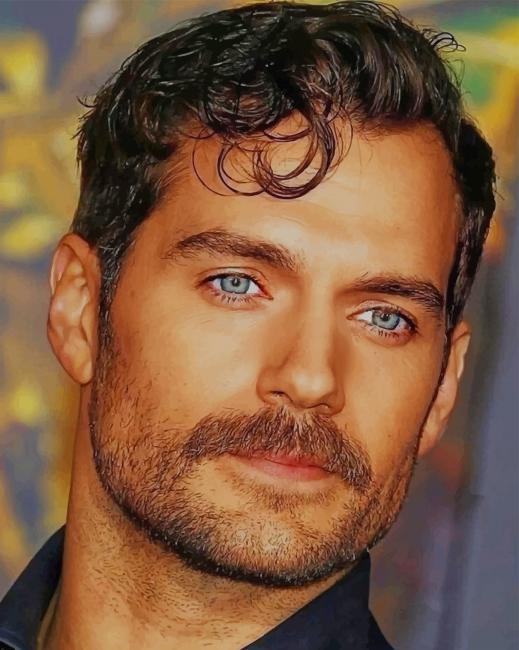 Handsome Henry Cavill Paint By Numbers