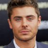 Handsome Zac Efron Paint By Numbers