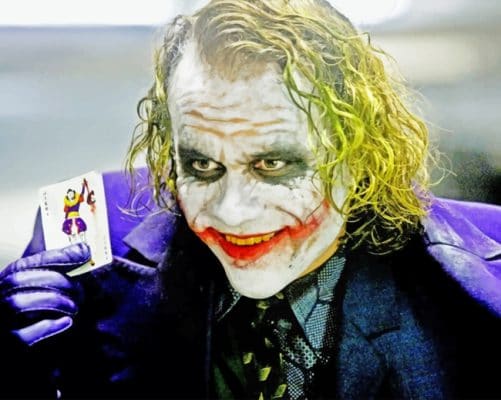 Heath Ledger Joker - Movies Paint By Number - Num Paint Kit