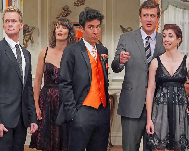 How I Met Your Mother Party paint by number